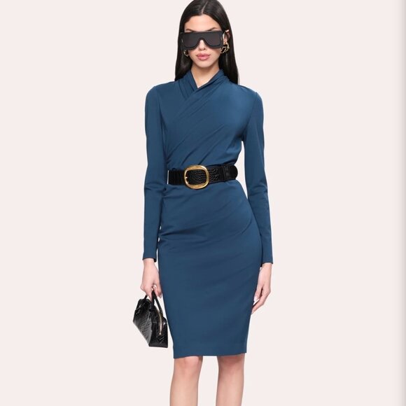 Elie Tahari Margaux Ruched Dress - Picture 5 of 5